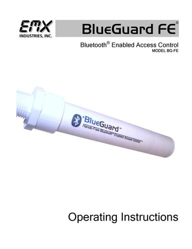 美国高端传感器EMX BlueGuard 操作手册