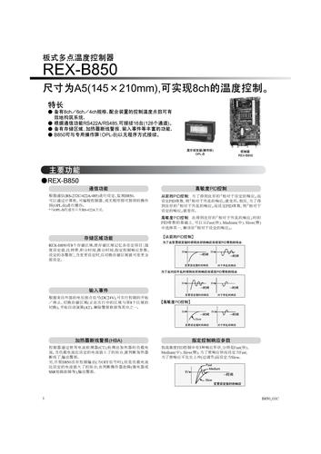 RKC 温度控制板 REX-B850 产品简介