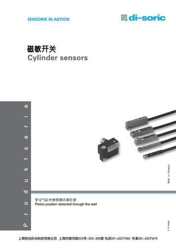 德国di-soric 磁敏开关 产品选型手册