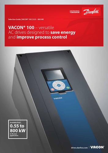 丹佛斯VACON® 100选型指南（英文版）