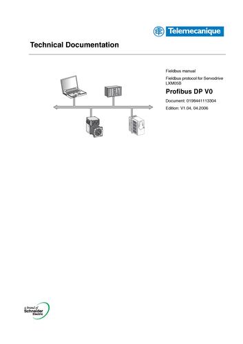 施耐德 Lexium 05B Profibus DP操作手册（英文）