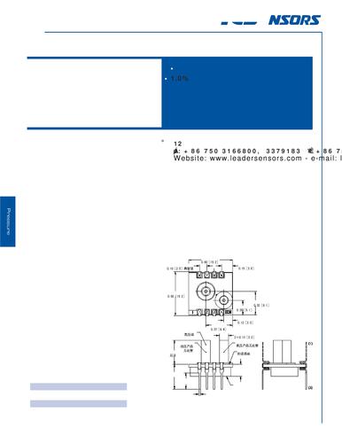 IC Sensors PC板封闭式压力传感器 M_1240型介绍(江门利德代理)