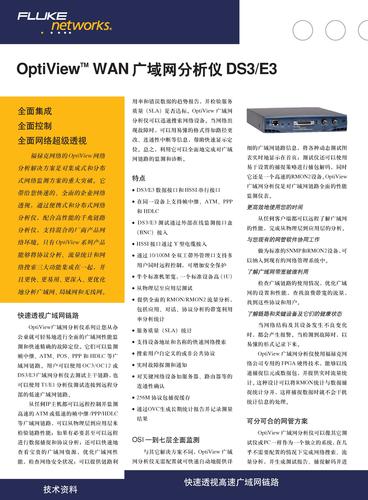 Fluke Networks OptiView DS3/E3 广域网分析仪