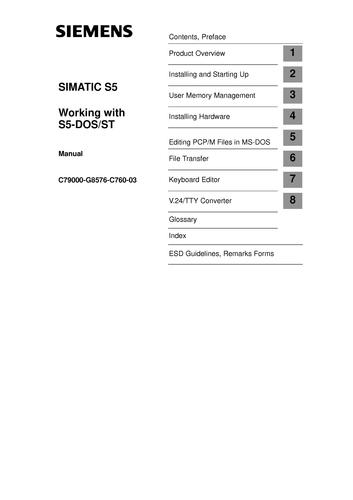 西门子 SIMATIC S5 S5－DOS/ST使用手册