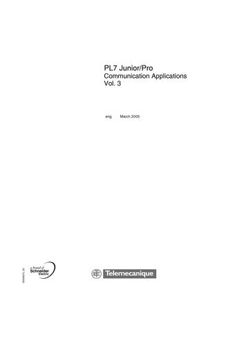 Telemecanique TLX DOC PL7 45 E Multi-network architecture