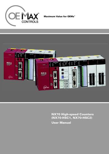 OEMax NX70 高速计数器用户指南（英文）