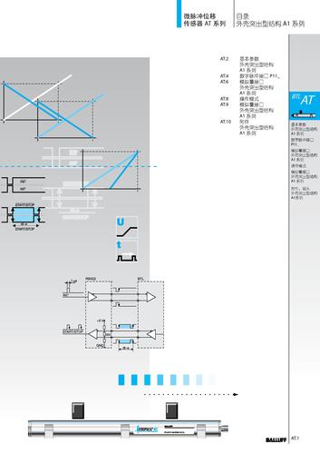巴鲁夫 微脉冲位移传感器AT 外壳突出型结构A1系列技术说明书