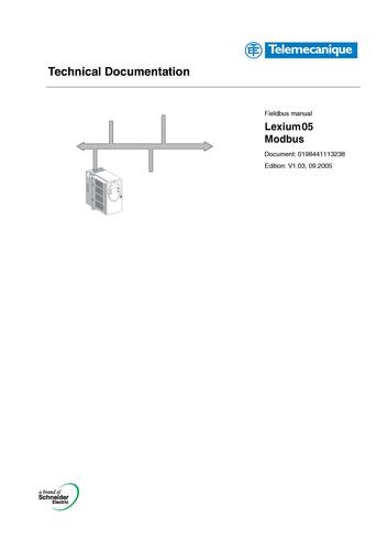 施耐德Lexium 05伺服Modbus通讯手册（英文）