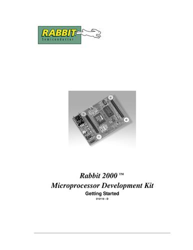 Rabbit2000 Microprocessor开发工具包