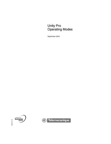 Unity Pro的操作手册-2004-EN