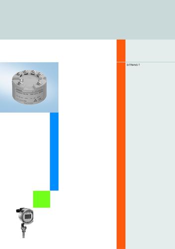 西门子SITRANS T 智能温度变送器用户手册