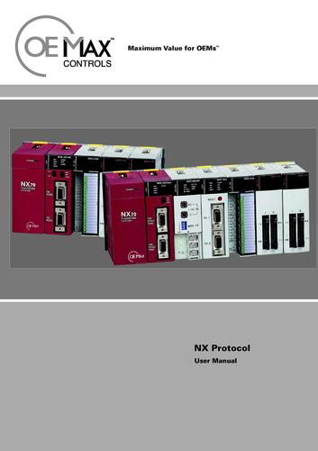 OEMax NX Protocol User Manual（英文）