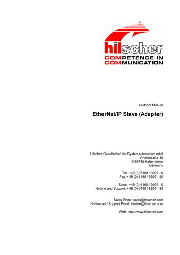 赫优讯 EtherNet/IP从站