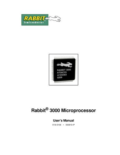 Rabbit 3000 Microprocessors