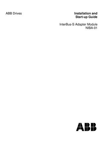 ABB NIBA-01 InterBus-S 适配器手册
