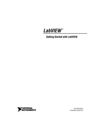 LabVIEW 7 Epress用户手册（英文版）