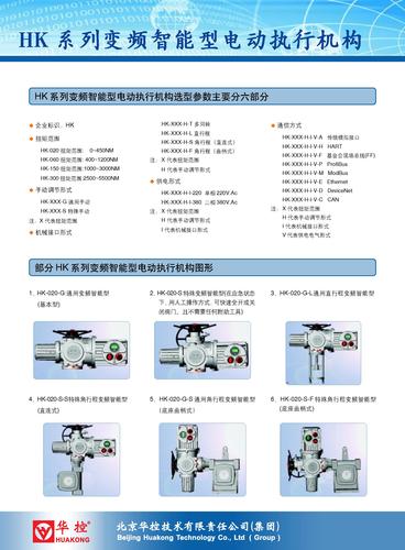 华控技术HK系列变频执行机构单页介绍