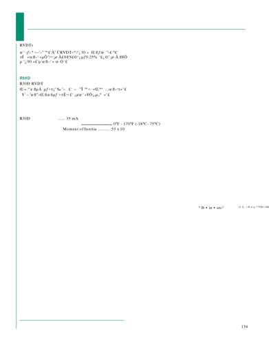 Schaevitz　角位移传感器　R30D RVDT系列