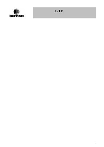 GEFRAN 非接触式直线位移传感器　IK1D系列