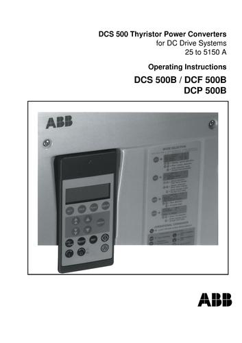 ABB DCS500B 操作指导