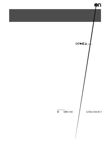 OMRON 加热器用固态继电器 G3NB 样本下载