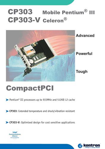 控创 3U CompactPCI CPU模块 CP303-V 技术参数