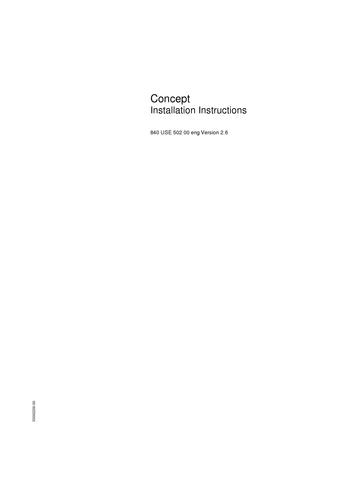 Telemecanique Concept 2.6的安装指南-2002-EN