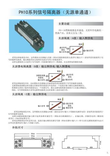 PH10系列信号隔离器（无源单通道）说明书