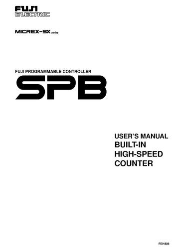 Fuji Programmable Controller_SPB_BUILT_IN HIGH-SPEED COUNTER