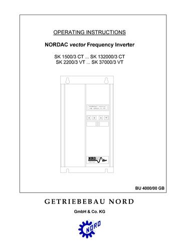 Nord Vector系列变频器手册（英文版）