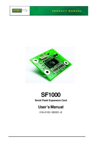 SF1000 Serial Flash Expansion Boards