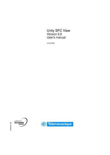Telemecanique Unity SFC View的用户手册-2005-EN